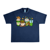 Navy fantastic movie character coffee cups Urban Heavy Tee - OliviaCreatesArt