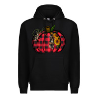 Black Buffalo Pumpkin Premium Hoodie - CowhideDigitalArt