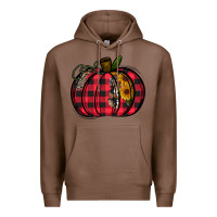 Chestnut Buffalo Pumpkin Premium Hoodie - CowhideDigitalArt
