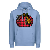 Colony Blue Buffalo Pumpkin Premium Hoodie - CowhideDigitalArt
