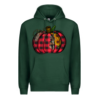 Sports Green Buffalo Pumpkin Premium Hoodie - CowhideDigitalArt