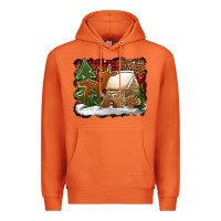 Carrot Christmas cookies buffalo plaid Premium Hoodie - Jasminsmagicworld