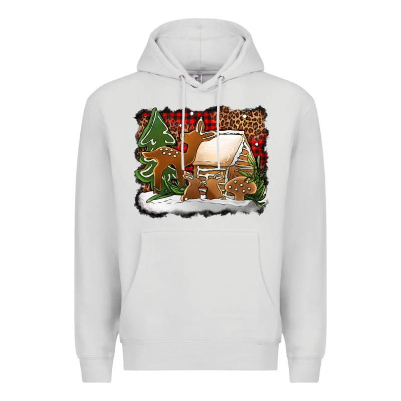 Christmas Cookies Buffalo Plaid Premium Hoodie by Jasminsmagicworld | Teevron