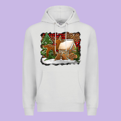 Christmas Cookies Buffalo Plaid Premium Hoodie Designed By Jasminsmagicworld