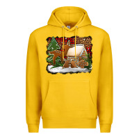 Lemon Christmas cookies buffalo plaid Premium Hoodie - Jasminsmagicworld