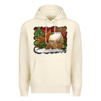 Sandshell Christmas cookies buffalo plaid Premium Hoodie - Jasminsmagicworld