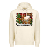 Tofu Christmas cookies buffalo plaid Premium Hoodie - Jasminsmagicworld