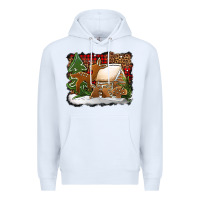 White Christmas cookies buffalo plaid Premium Hoodie - Jasminsmagicworld