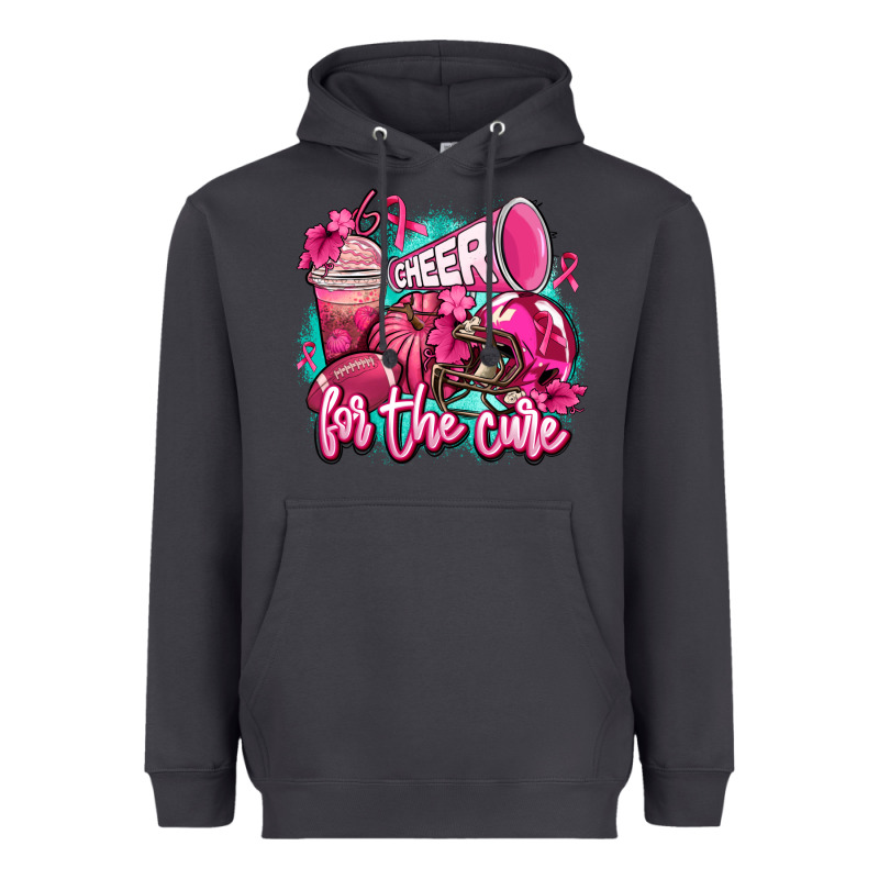 Cheer For The Cure Heavyweight Hoodie by AdoDesignShop | Teevron