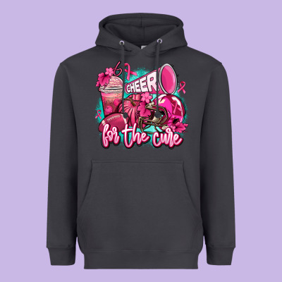Cheer For The Cure Heavyweight Hoodie Designed By Adodesignshop