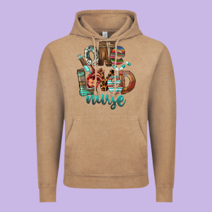 One Loved Nurse Vintage Hoodie Designed By Fadigitalartstudio