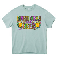 Arona Mardi Gras and beer Heavy Core Tee - NancyCooperArtShop