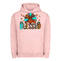 Pigment Salmon blessed turkey Urban Hoodie - JahusDesignShop