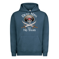 Pigment Midnight Navy Dead Men Tell No Tales Funny Gifts Boy Girl Urban Hoodie - maiPhamDesign