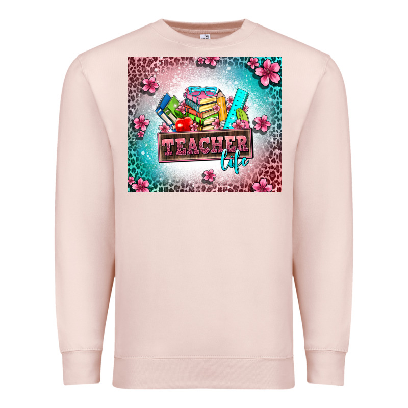 Teacher Life Premium Sweatshirt by AdoDesignShop | Teevron