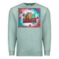 Seafoam teacher life Premium Sweatshirt - AdoDesignShop