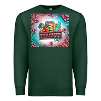 Sports Green teacher life Premium Sweatshirt - AdoDesignShop