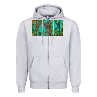 Heather Grey koala license plate Zipper Hoodie - BarkalooDesign