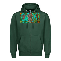 Sports Green koala license plate Zipper Hoodie - BarkalooDesign