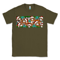 Army Green Santa skeleton christmas Classic Tee - Artiststas