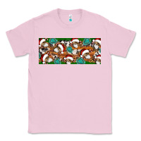 Bubblegum Pink Santa skeleton christmas Classic Tee - Artiststas