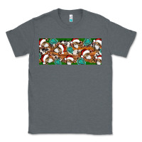 Charcoal Heather Santa skeleton christmas Classic Tee - Artiststas