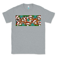 Heather Grey Santa skeleton christmas Classic Tee - Artiststas