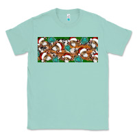 Seafoam Santa skeleton christmas Classic Tee - Artiststas