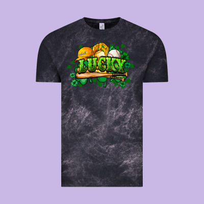 St. Patrick's Day Baseball Vintage Tee Designed By Howdyjamesfarm