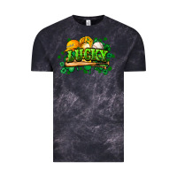 Cloud Black St. Patrick's Day Baseball Vintage Tee - HowdyJamesFarm