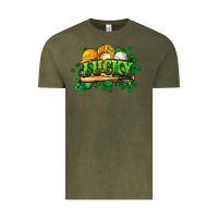 Vintage Olive St. Patrick's Day Baseball Vintage Tee - HowdyJamesFarm