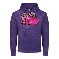 Cloud Purple breast cancer hearts Vintage Hoodie - FaDigitalArtStudio