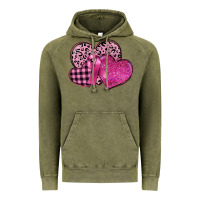 Vintage Olive breast cancer hearts Vintage Hoodie - FaDigitalArtStudio