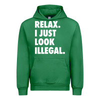 Emerald relax trump i just look illegal politically incorrect t shirt Urban Hoodie - maiPhamDesign