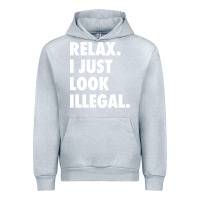 Heather Grey relax trump i just look illegal politically incorrect t shirt Urban Hoodie - maiPhamDesign