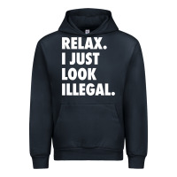 Navy relax trump i just look illegal politically incorrect t shirt Urban Hoodie - maiPhamDesign