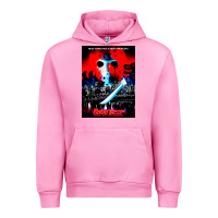 Fuchsia Pink Vintage Classic  Horror film Art Characters Mens Womens Urban Hoodie - maiPhamDesign