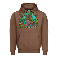 Chestnut koala tumbler Zipper Hoodie - BarkalooDesign