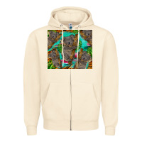 Sandshell koala tumbler Zipper Hoodie - BarkalooDesign
