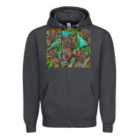 Smoke koala tumbler Zipper Hoodie - BarkalooDesign