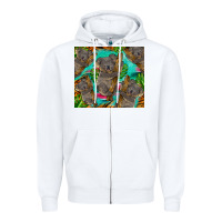 White koala tumbler Zipper Hoodie - BarkalooDesign