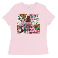 Bubblegum Pink i rescue craft supplies i'm not a hoarder i'm hero Ladies Tee - TumblerDesignByShophia