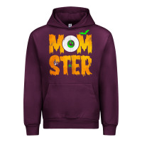Mauve Wine womens momster tshirt halloween scary costume mom t shirt Urban Hoodie - maiPhamDesign