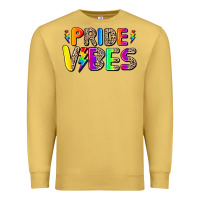 Antique Gold prıde vıbes Premium Sweatshirt - AdoDesignShop