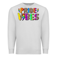 Dove Grey prıde vıbes Premium Sweatshirt - AdoDesignShop