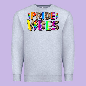 Prıde Vıbes Premium Sweatshirt Designed By Adodesignshop