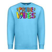 Ocean Blue prıde vıbes Premium Sweatshirt - AdoDesignShop