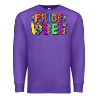 Purple prıde vıbes Premium Sweatshirt - AdoDesignShop
