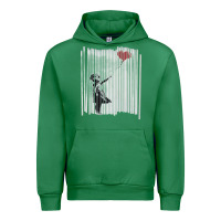 Emerald banksy balloon girl cute Urban Hoodie - maiPhamDesign