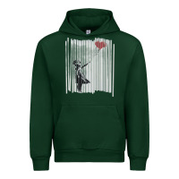 Forest Green banksy balloon girl cute Urban Hoodie - maiPhamDesign